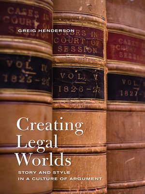 cover image of Creating Legal Worlds